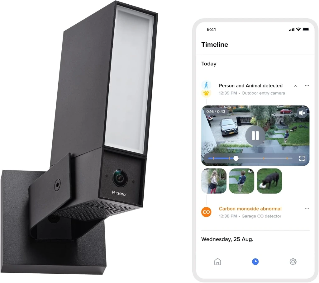 Caméra de Surveillance Extérieure NETATMO